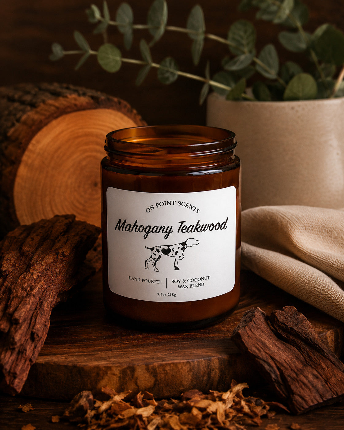 Mahogany Teakwood candle