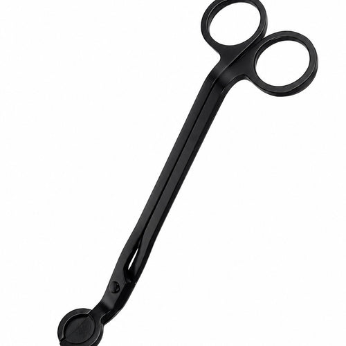 On Point Scents candle wick trimmer, black stainless steel wick cutter for candle care